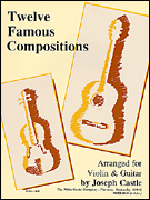 12 FAMOUS COMPOSITIONS VIOLIN/GUITA cover